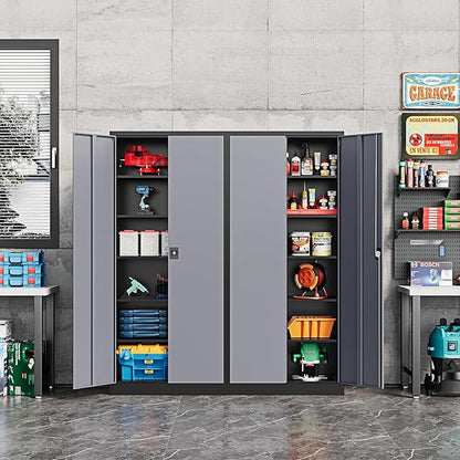 71” Tall Metal Storage Cabinet- Steel File Cabinets