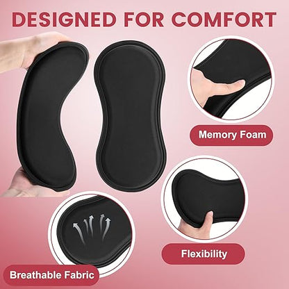 Wehhbtye 2Pcs Post Surgery Lipo Foams, Abdominal Side Compression Board, 11.8'' x 5.5'' Black Lipo Foam Lateral Protector for Post Surgery Recovery Waist Filling Skin Anti-Sagging