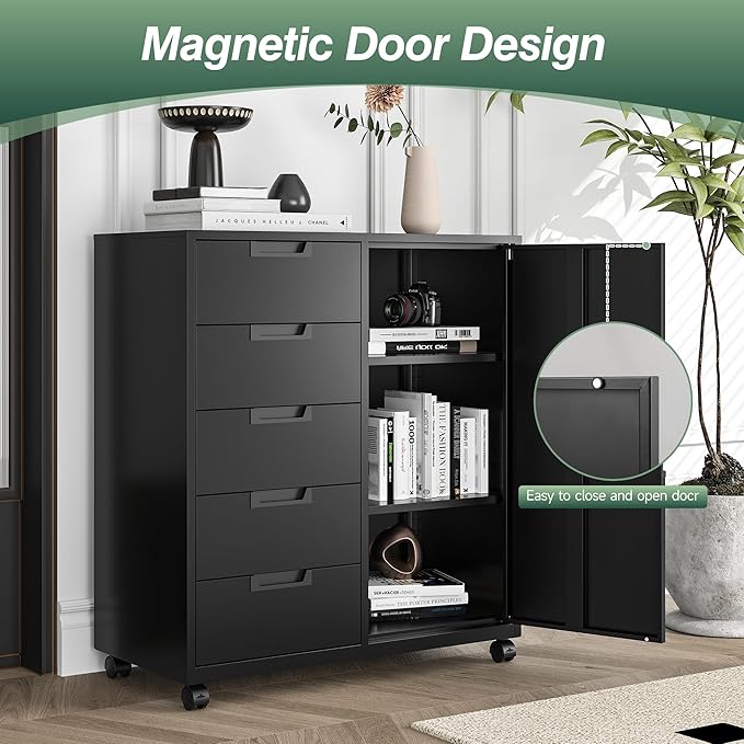 MIIIKO 5 Drawer Storage Cabinet