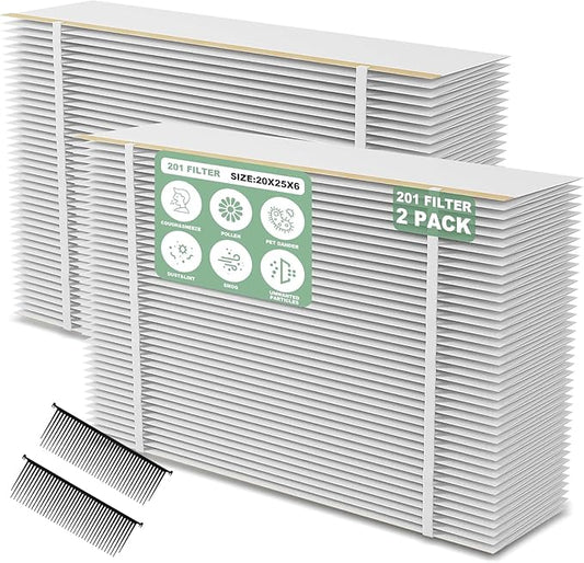 （2 Pack）201 Replacement Furnace Filter Compatible