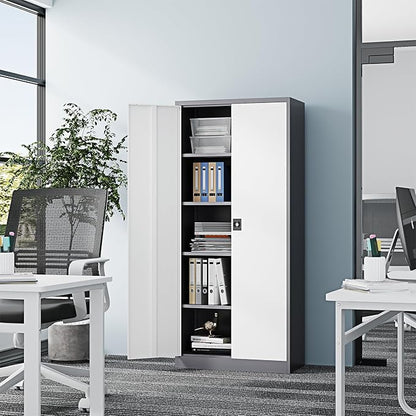 Metal Storage Cabinet-72” Tall Steel File Cabinets