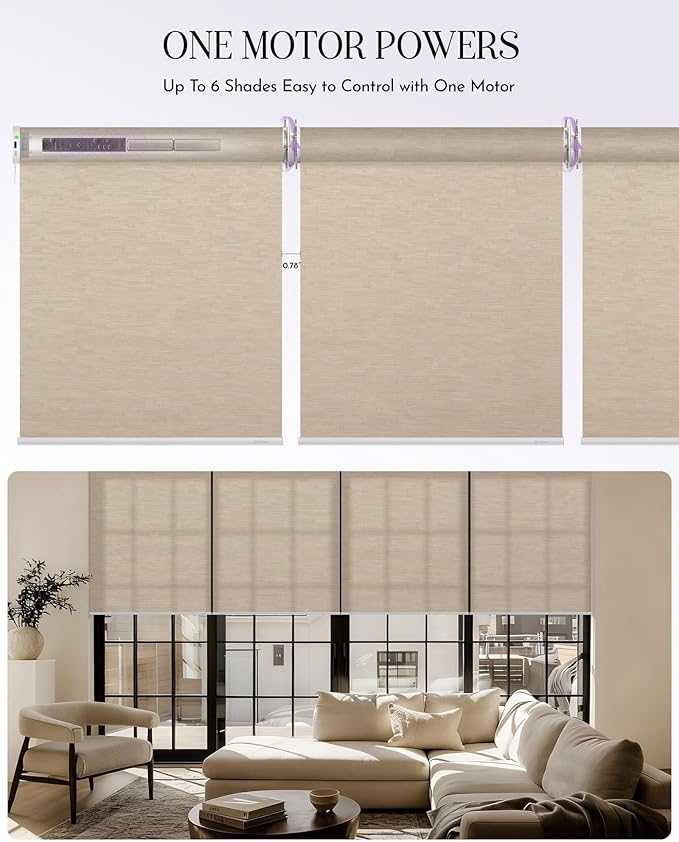 Graywind Smart Coupled Roller Shades Compatible