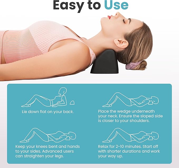 Lumia Wellness Occipital Release Tool, Cervical Traction Pillow