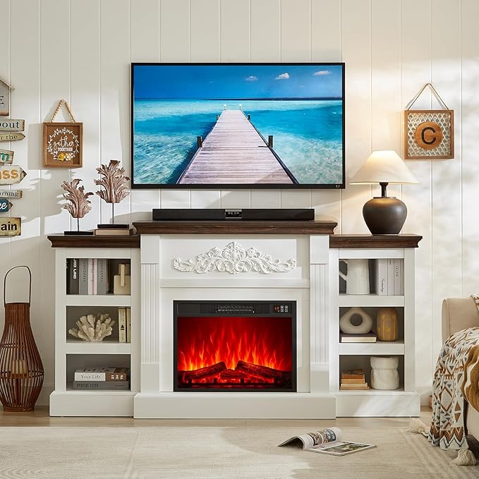SOOWERY Electric Fireplace