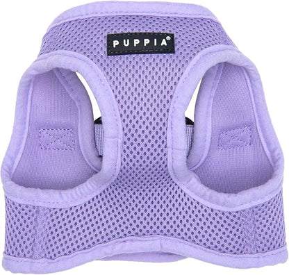 Puppia Soft Vest Dog Harness Step-in Padded Mesh No Choke No Pull Comfortable Walking Running Training for Small Medium Large Dogs, Violet, X-Large