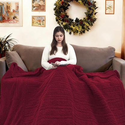Electric Heated Blanket Full Size 72"×84"