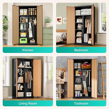 Wide & Deep Metal Storage Cabinet