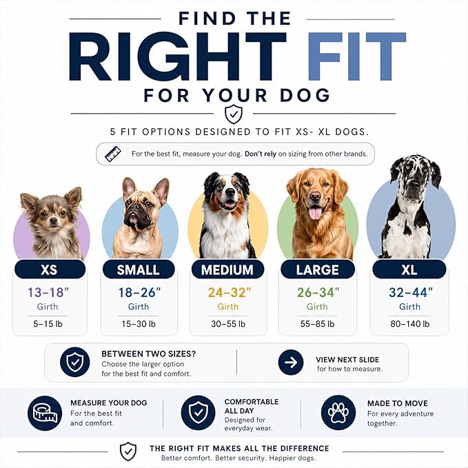 ShawnCo Essential Dog Harness, No-Pull Pet Vest (USA Flag,XL) | 3 Leash Clips, Easy On, No-Choke, Reflective, Adjustable Fit, Padded Comfort, Control Handle, For Small, Medium & Large Dogs
