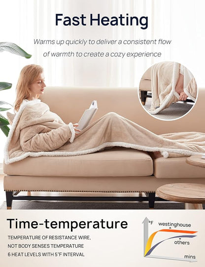 Westinghouse Electric Snuggle Throw Blankets