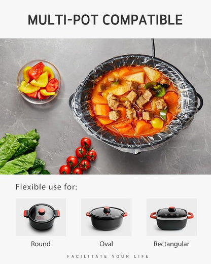Syntus Crock Pot Liners, Disposable Cooking Bags Suitable