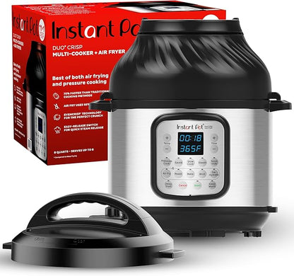 Instant Pot Duo Crisp 11-in-1 Air Fryer and Electric Pressure Cooker Combo