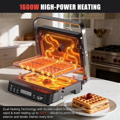 CATTLEMAN Panini Grill Press Sandwich Maker