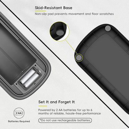 EKO Astro Slim Sensor Trash Can, 10L / 2.6 Gallon Touchless Garbage Bin