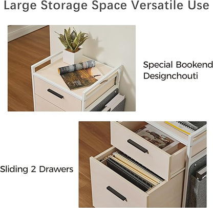 EUREKA ERGONOMIC 2-Drawer Mobile File Cabinet