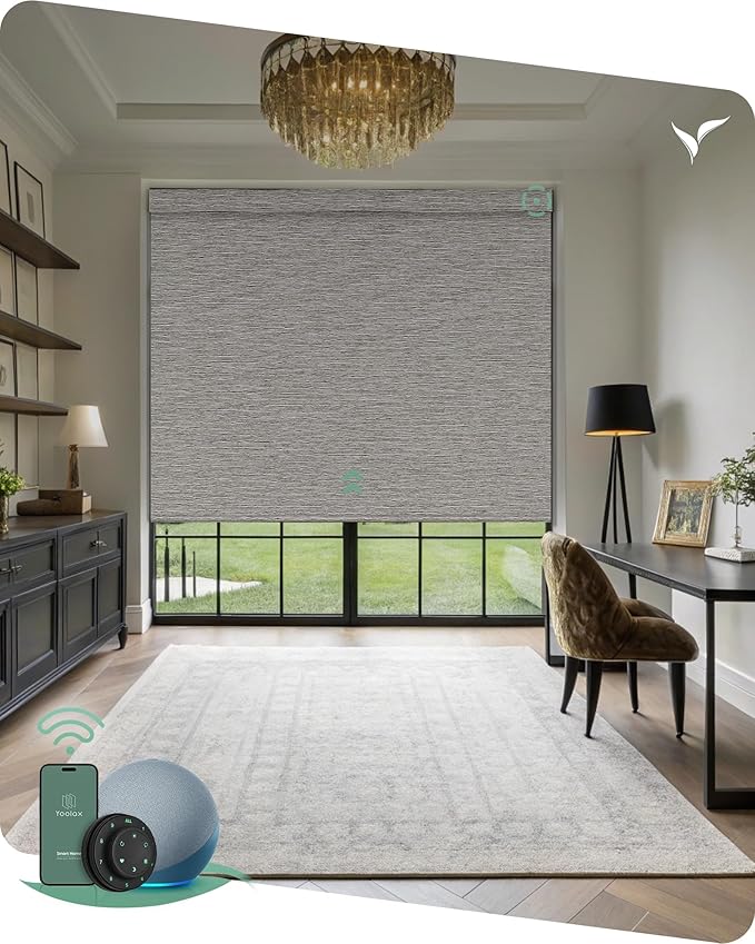 Yoolax Motorized Blinds with Remote, Smart Blinds