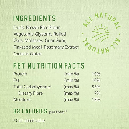 Caledon Farms Chewy Duck Sticks Dog Treats, No Additives, Preservatives Free, 7.8oz (pack of 1)