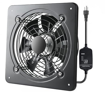 MEOZRI 16 Inch Window Exhaust Wall Mounted Ventilation Basement Extractor