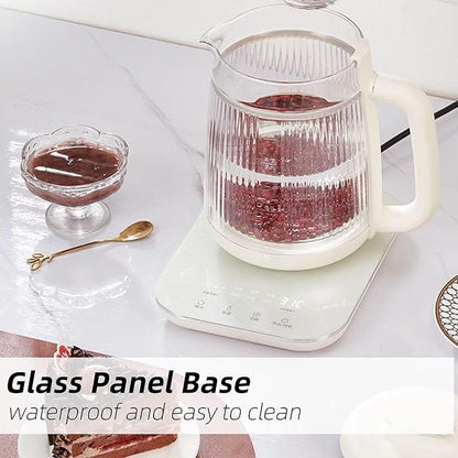 Health Pot, 1.5L Double-Layer Glass Electric Kettle
