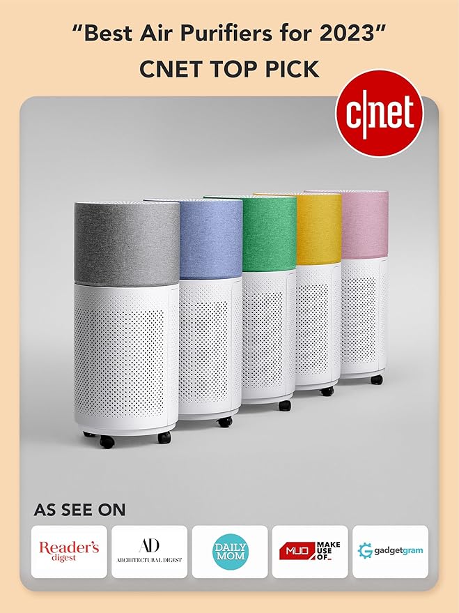CleanForce Air Purifiers for Home Large Room Up to 2550 ft², H13 HEPA Air