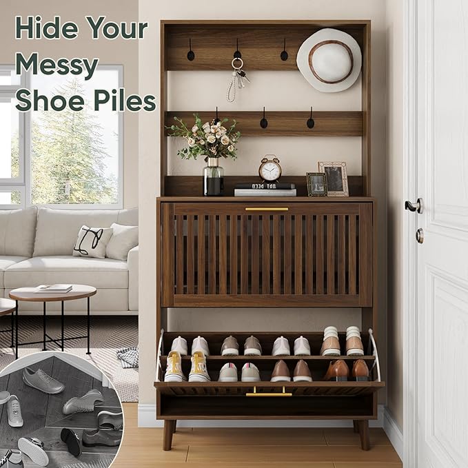 Upgraded 62.99“ Tall Shoe Cabinet