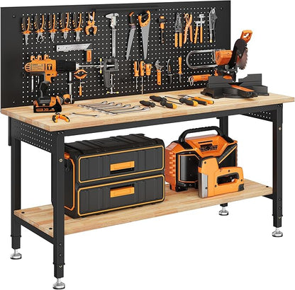 60" Work Bench Adjustable Height