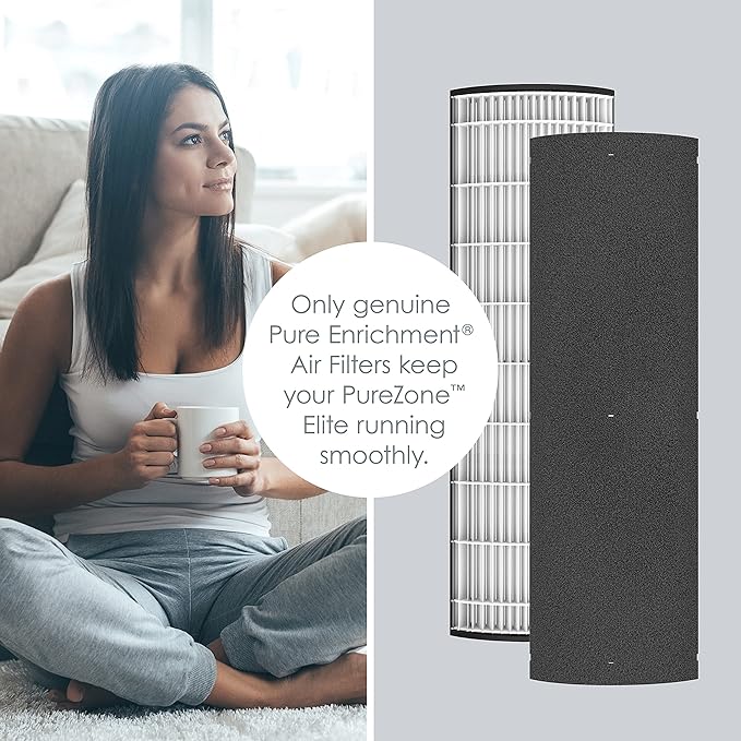 Pure Enrichment® Genuine 2-in-1 True HEPA Replacement Filter