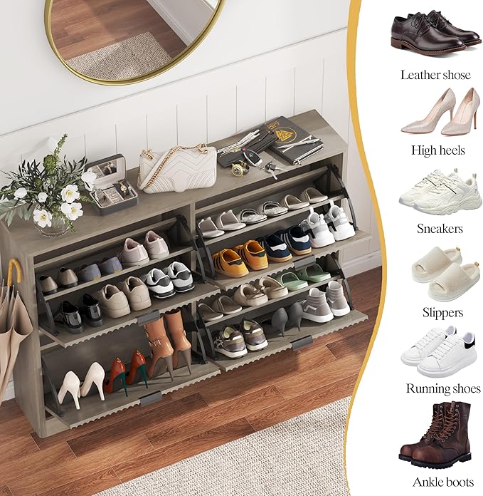 Shoe Cabinet Storage for Entryway