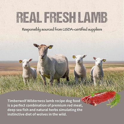 Timberwolf Wilderness Lamb Recipe Dry Dog Food 20lb
