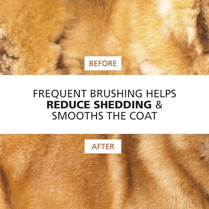 Wahl Premium Patented Dual Level Sensitive Skin Pet Slicker – Ergonomic handle makes Deshedding, Grooming and Brushing Comfortable for you and your Dog or Cat - 858500