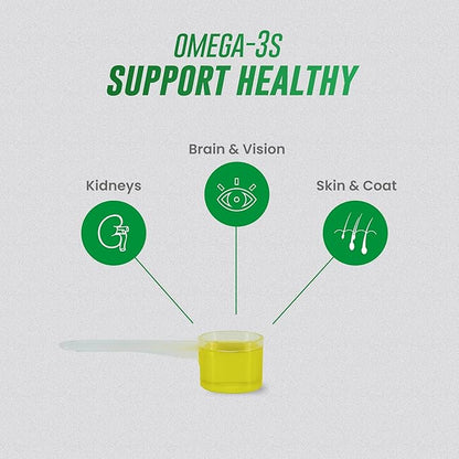 Welactin Omega-3 Skin and Coat Support, Liquid, 4 oz, Green