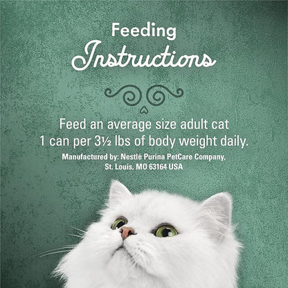 Purina Fancy Feast Wet Cat Food Medleys Shredded White Meat Chicken Fare With Spinach in Savory Cat Food Broth - (Pack of 24) 3 oz. Cans