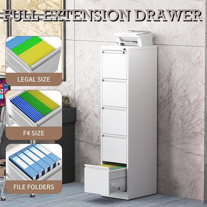 5 Drawer Vertical File Cabinet