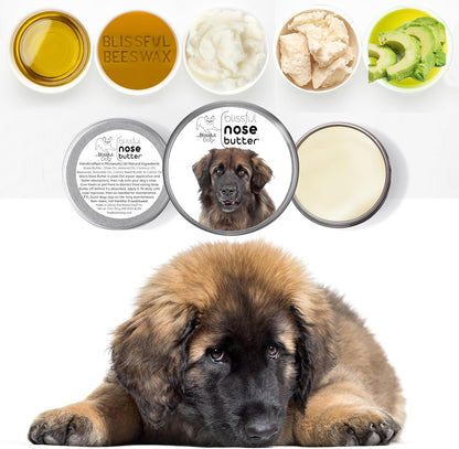 The Blissful Dog Leonberger Unscented Nose Butter - Dog Nose Butter, 2 Ounce