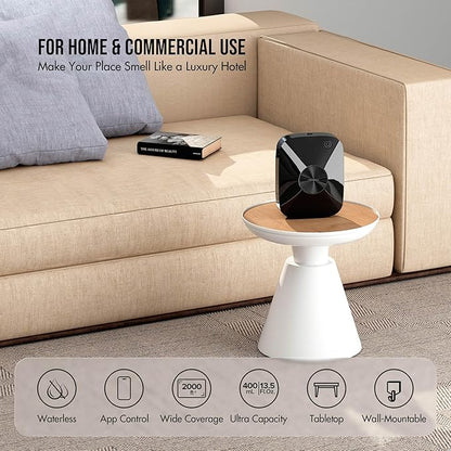 Airversa Smart Waterless Essential Oil Diffuser, 400mL Capacity