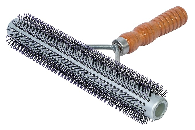 Weaver Leather Livestock Wide Range Brush, Silver/Purple