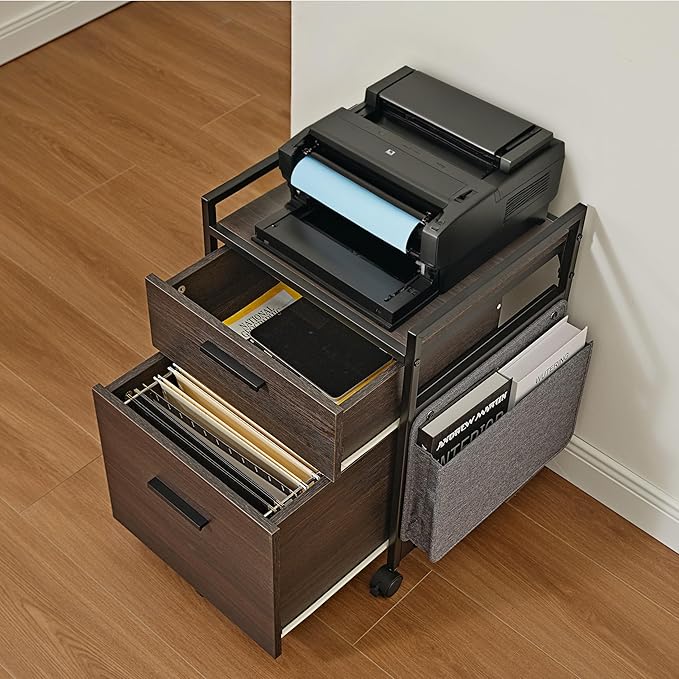 EUREKA ERGONOMIC 2-Drawer Mobile File Cabinet