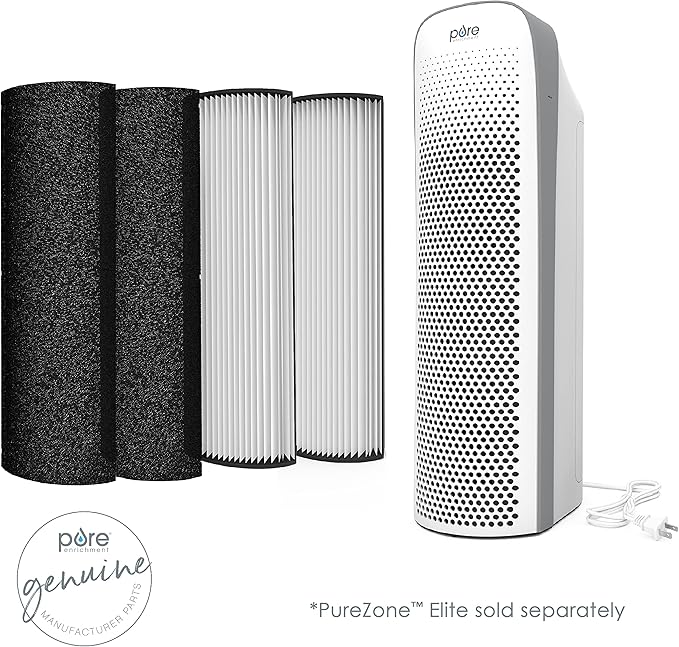 Pure Enrichment® Genuine 2-in-1 True HEPA Replacement Filter