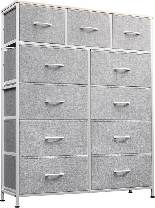 WLIVE Tall Dresser for Bedroom, Fabric Dressers Storage Tower, Dresser & Chest