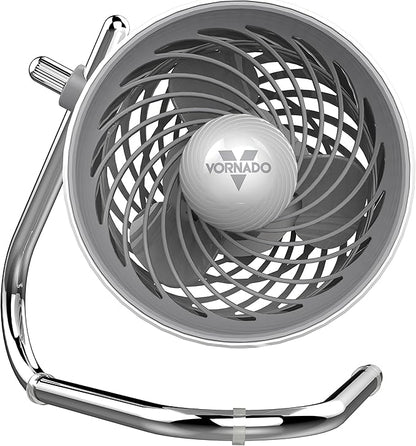 Vornado Pivot Personal Air Circulator, Desk Fan, Ice White