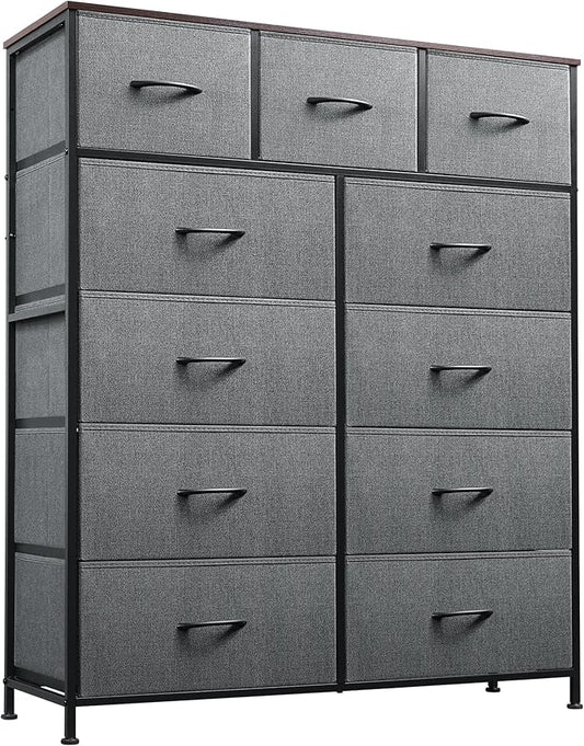 WLIVE Tall Dresser for Bedroom, Fabric Dressers Storage Tower, Dresser & Chest