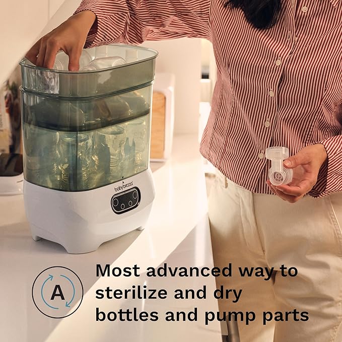 Baby Brezza Bottle Sterilizer and Dryer Advanced – 33% Faster