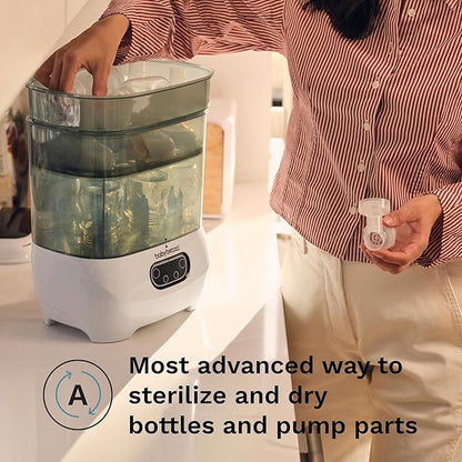 Baby Brezza Bottle Sterilizer and Dryer Advanced – 33% Faster