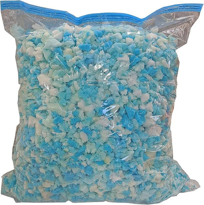 Mattress Grade High Density Shredded Memory Foam Filling Inserts for Pillow Stuffing, Bean Bag Filler, Chair, Sofa, Pet Dog Beds, Cushions, Upholstery and Couch Refill (20 lbs) Made in United States
