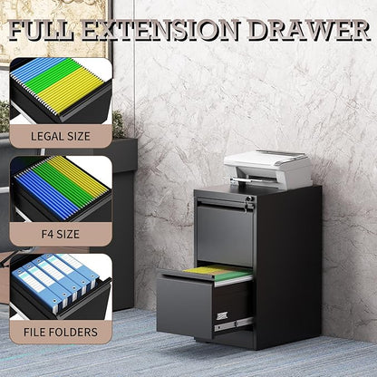 File Cabinet, 2 Drawer File Cabinet