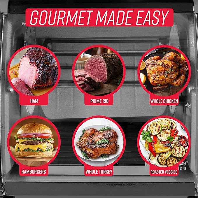 Ronco Showtime Large Capacity Rotisserie & BBQ Oven Modern Edition, Simple