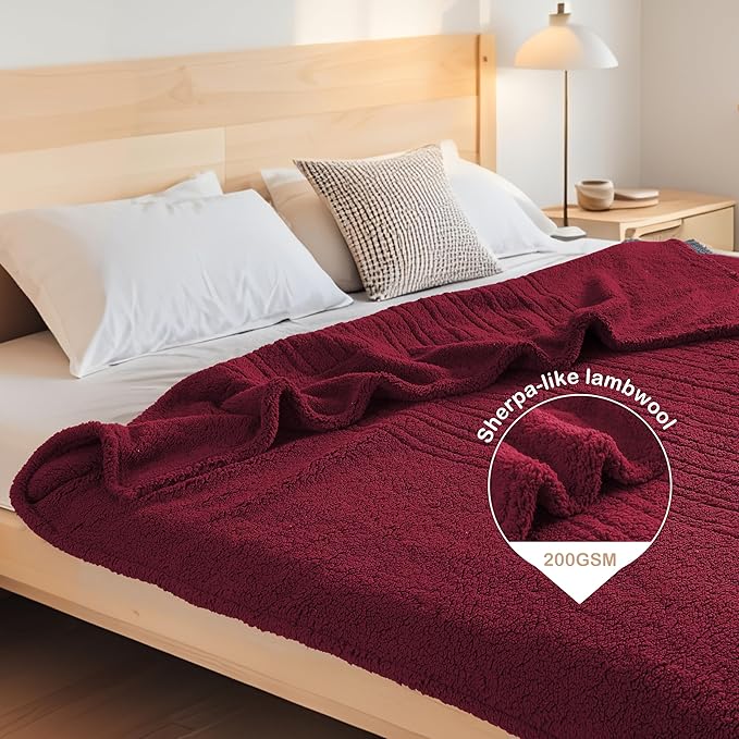 Electric Heated Blanket Full Size 72"×84"