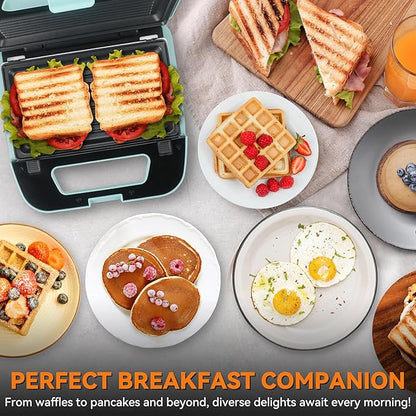 Baker’s Friend 3 in 1 Mini Waffle Maker