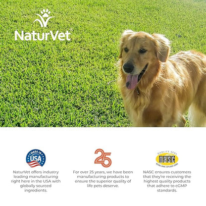 NaturVet GrassSaver| Biscuits for Dogs – Help Keep Grass Green, Rid Your Lawn of Yellow Patches Caused by Dog Urine| No More Yellow Spots| DL-Methionine – Peanut Butter Flavor – 22 oz