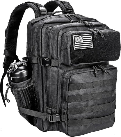 LHI Military Tactical Backpack for Men and Women 45L Army 3 Days Assault Pack Bag Large Rucksack with Molle System