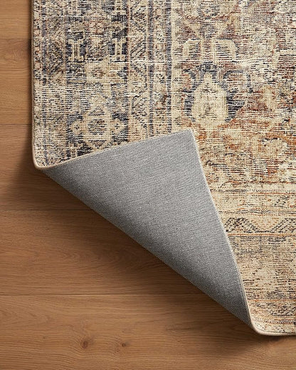 Loloi Amber Lewis Morgan Collection MOG-01 Sunset/Ink 2'-3" x 9'-6" 38" Thick Runner Rug feat. CloudPile, Neutral, Room Décor, Vintage Inspired, Livingroom, Bedroom, Dining Area